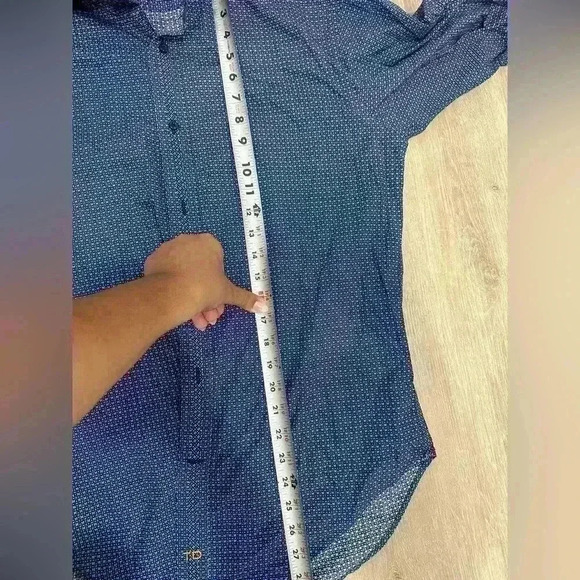 THOMAS DEAN Men’s Long sleeve Multicolor button Down shirt.Size small - Picture 9 of 9